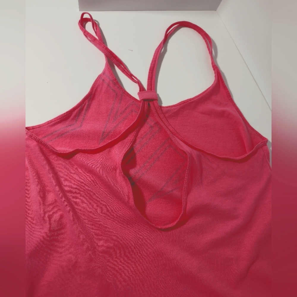PINK Diagonal Logo Racerback Tank – Size XS - Picture 2 of 4